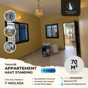 Trois Magnifiques Appartements Haut Standing Neufs à Nkolnda