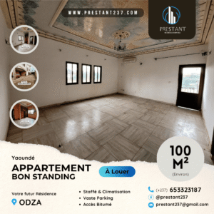 Vaste Appartement Bon Standing 3Chambres à louer à Odza